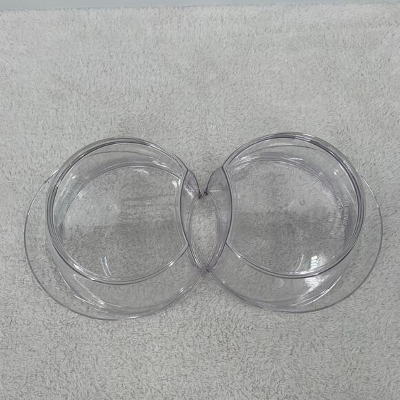Veggie Bullet Custom Fit Bowl w/Lid Set of 2 VB-102 Replacement Parts Clear - Picture 4 of 5
